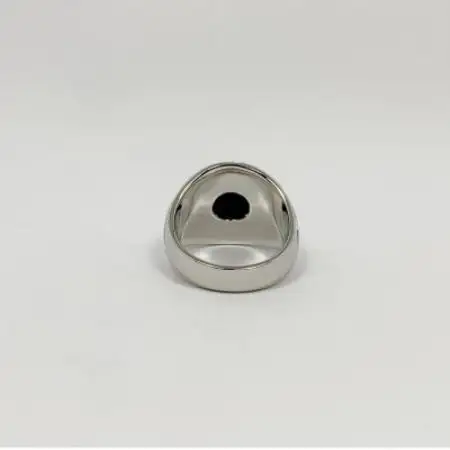 アクセサリー 指輪 (鋳造)PT950　オニキス　 サイズ 25号【配送不可地域：沖縄県】【1770675】