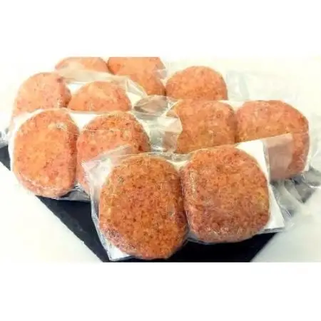 美作育ちの ☆ゆたかや牛☆ (黒毛肉牛)手造り生ハンバーグ1.2kg(2個×6P)【配送不可地域：離島】【1785866】