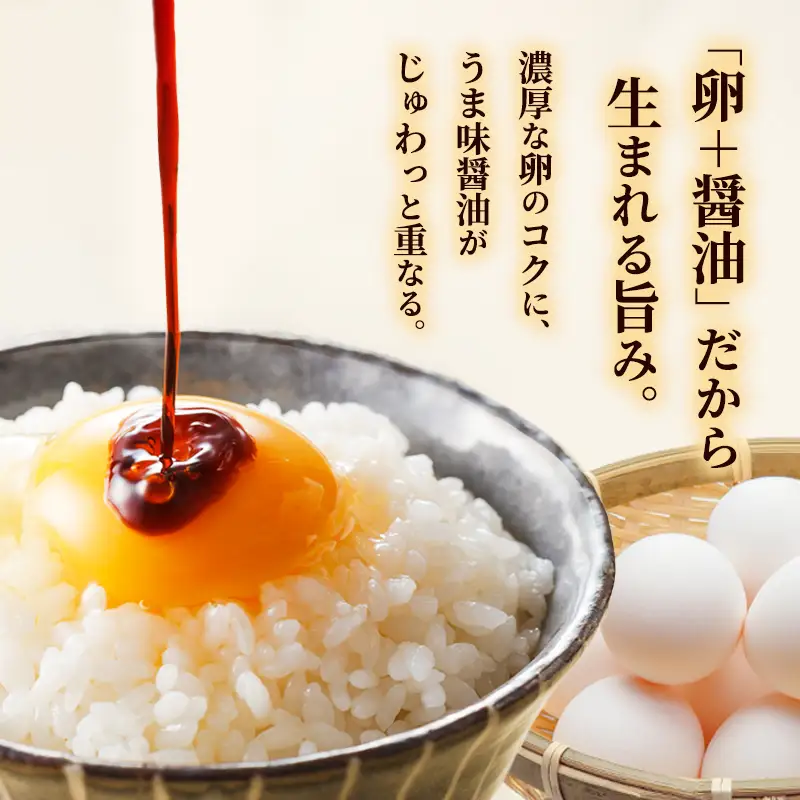 卵どすえ 10個 + うま味醤油 100ml 福知山×舞鶴共通返礼品 TKG