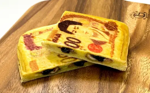お札パン3種セット （ 各2枚 計6枚 ） ※化粧箱付き パン ぱん 菓子パン 高級パン さつまいも ブルーベリー クリームチーズ りんご お札パン 食べ比べ 詰め合わせ セット 化粧箱 プレゼント ブリオッシュ 冷凍