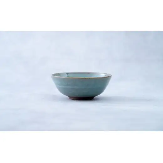 有田焼 青磁 貫入4寸小鉢 4個セット 【茂正工房 梶原大敬】うつわ 器 和食器 磁器 陶器 小鉢 青磁 貫入 作家もの 手作り セット ギフト ak054