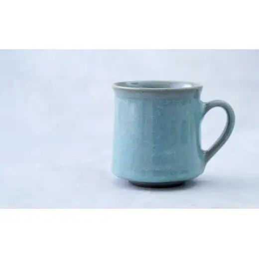 有田焼 青磁 貫入角マグカップ 2個セット 【茂正工房 梶原大敬】うつわ 器 和食器 磁器 陶器 マグカップ コーヒー 新婚祝い ギフト 青磁 作家もの 手作り ak062