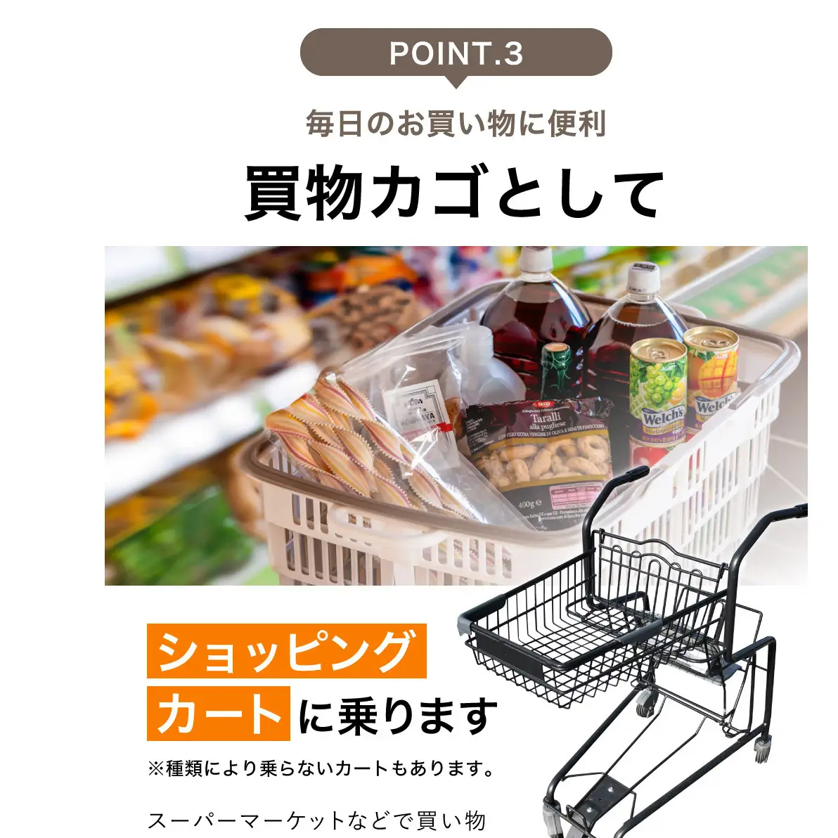 ★SNSで話題★【折りたためる】ニューバスケット（グレー×ホワイト）014SK03N.／折りたたみ バスケット ハンドル付き かご 収納 おしゃれ プラスチック 持ち手 アウトドア 小物収納 洗える 折りたためる 買い物カゴ コンテナ ボックス コンパクト 積み重ね 整理 スタッキング アウトドア DIY 工具 サンコー