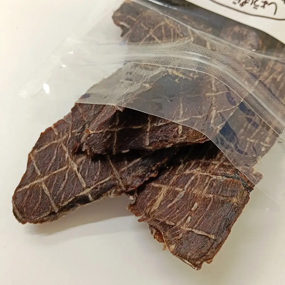 【国産ジビエ認証取得】無添加ペット用鹿肉ジャーキー 40g×4袋  SZ-4