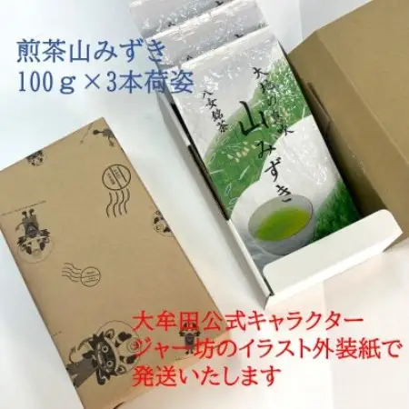 八女煎茶 山みずき 100g×3本【1788846】