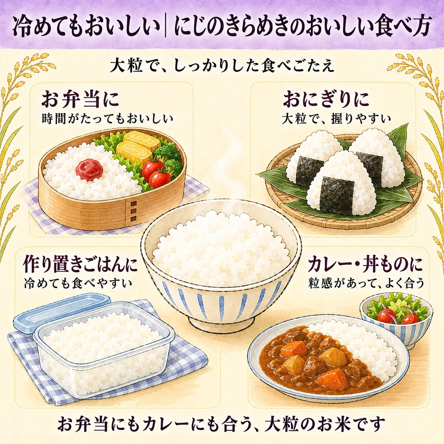 にじのきらめき 20kg（5kg×4袋） 令和8年産 [025-a053]
