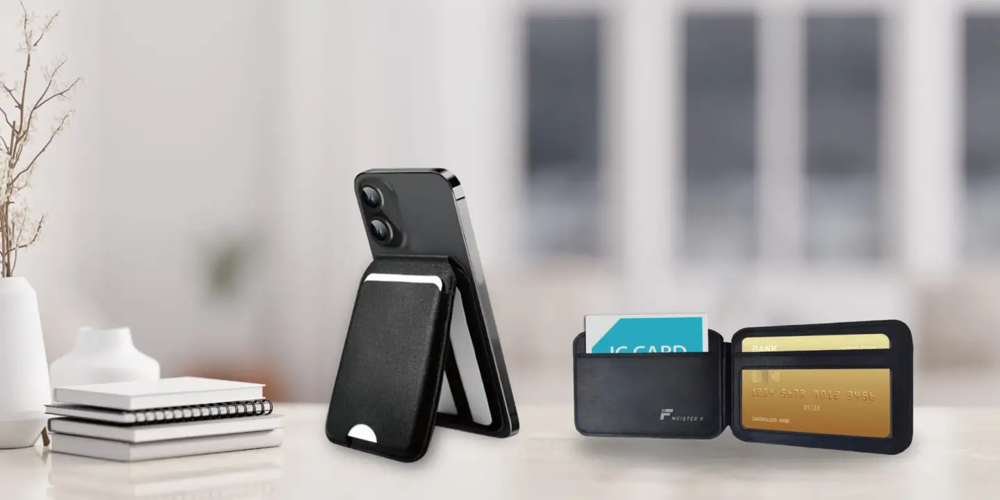 Find My For Smartphone Card Holder ウォレット型スマホスタンド [1648]