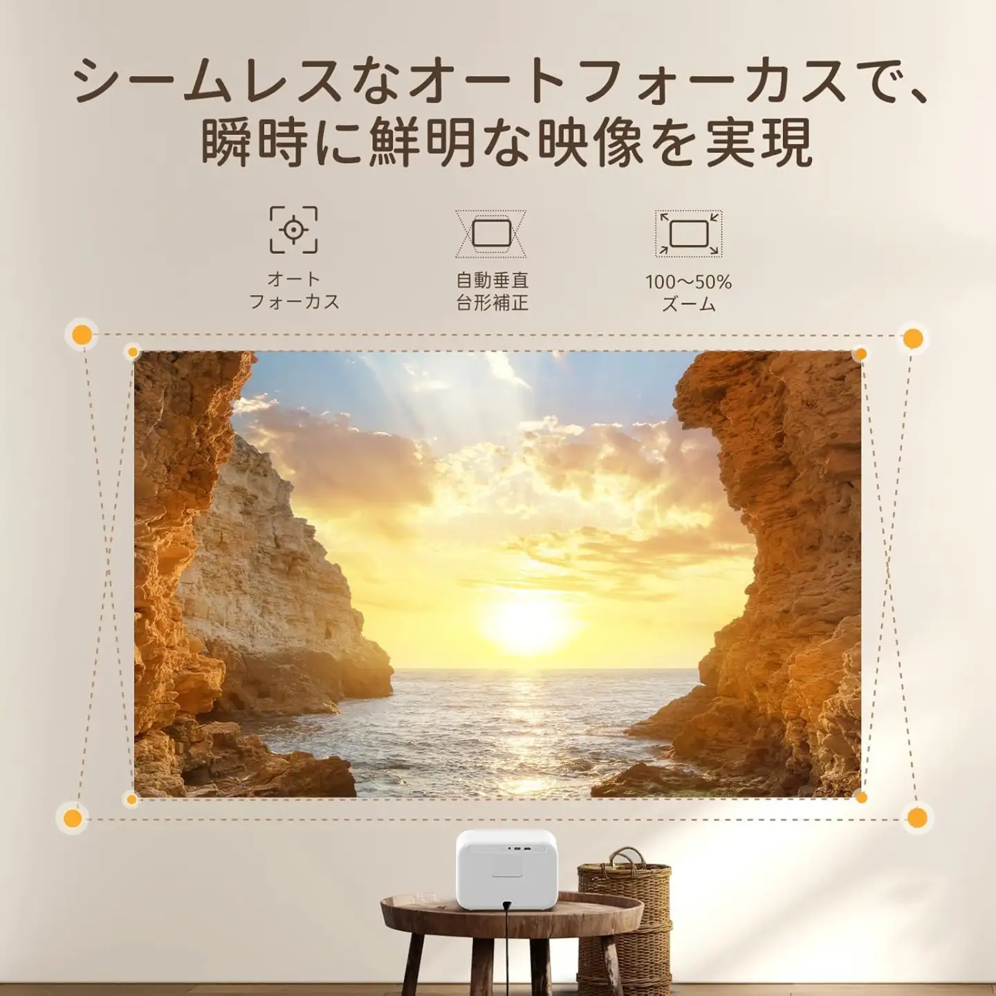 Yaber L2 Plus ホームプロジェクター [1699]