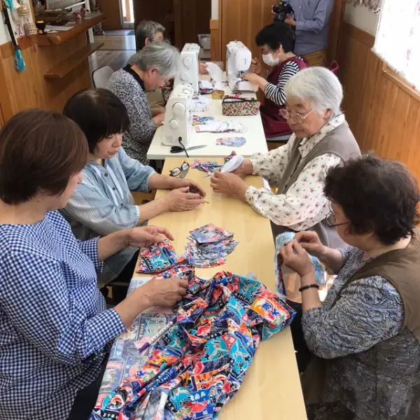 【色選べる】大漁旗手作りエプロン