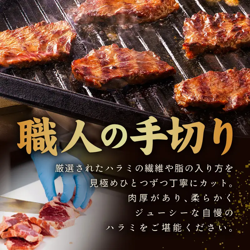 【高島屋選定品】〈アキラ商店〉秘伝の赤タレ漬け 牛上ハラミ 300g×5P