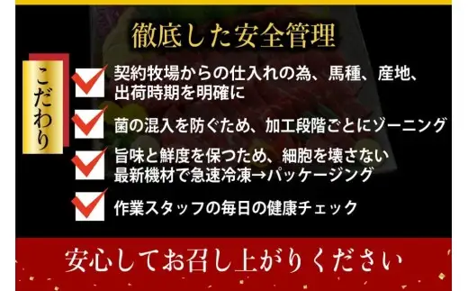 〈令和8年12月出荷〉肥後の桜馬刺し 上赤身 300g [B25-5102-12]