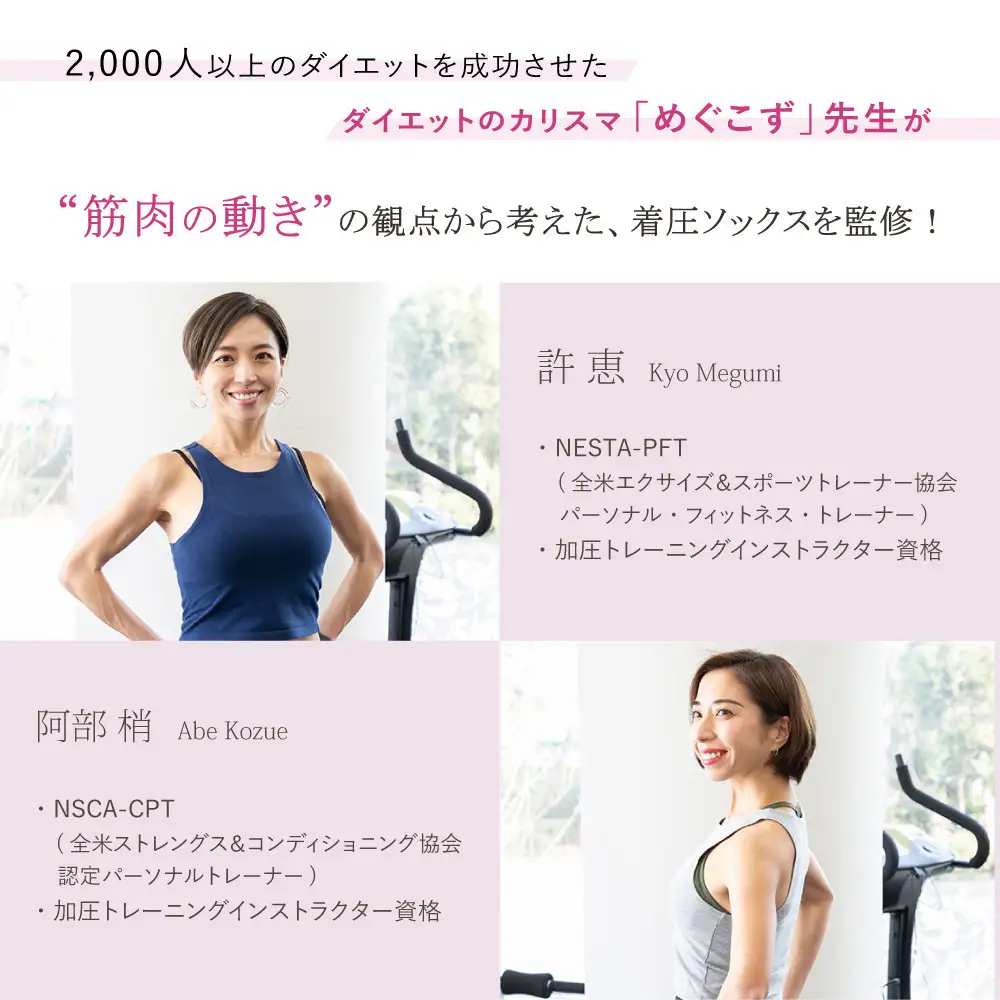 インスタ総フォロワー46.5万人！めぐこず監修 着圧ソックス コンプレッションソックス Lサイズ