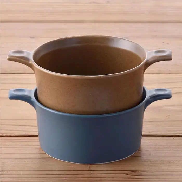 【波佐見焼】オーブンウェア ココット ペアセット（2点） ボウル スープカップ 小鉢  食器 皿 【光春窯】 [XD03] 波佐見焼