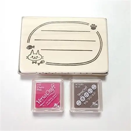 ネコのバッグ＆消しゴムはんこセット【1110460】