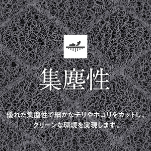 耐久性に優れた泥落としマット 約600mm×900mm (2色から選択) [036T05]