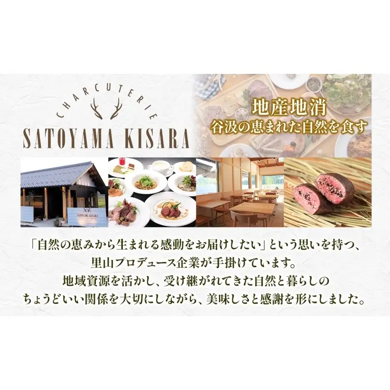 鹿肉 ハンバーグ 5個 ジビエ 赤身肉 国産 肉惣菜 おかず メインディッシュ 温めるだけ 手軽 プロトン凍結 冷凍惣菜 個包装 夕食 晩酌 ご褒美 ギフト 贈り物 キサラエフアールカンパニーズ 送料無料 岐阜県 揖斐川町