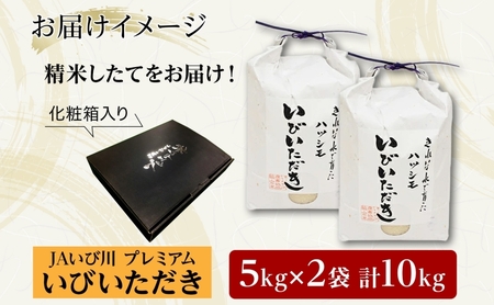 ハツシモ いびいただき 白米 単一原料米 ブランド米 ハツシモ【計10kg(5kg×2袋)】