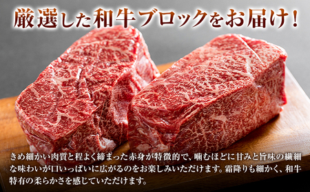 【ふるなびWEEK対象】黒毛和牛赤身ブロック肉 600g《90日以内に出荷予定(土日祝を除く)》牛肉ローストビーフ用