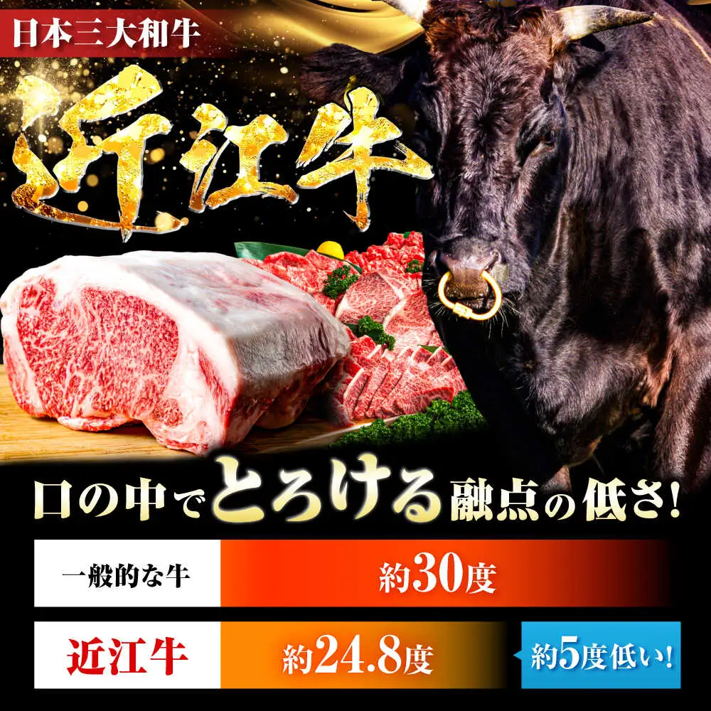近江牛サイコロステーキ(モモ)450g BIBE028 サイコロステーキ