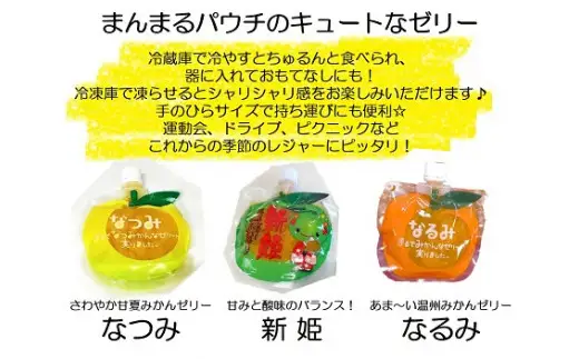 【果肉入り贅沢みかんゼリー☆18個（3種各2個詰め合わせ×3箱）】【kmkn0063】