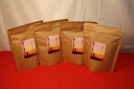 【お茶のふじえだ園】くしろ夕焼けのほうじ茶(100g)×4個_北海道 釧路町 ほうじ茶 北海道 釧路町 釧路超 特産品_【1120246】
