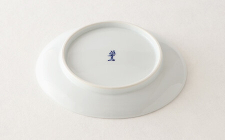 源右衛門窯 赤絵更紗唐花紋 皿 No.5 赤 器 食器 ケーキ皿 飾り皿 花紋 有田焼 ad027