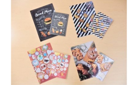 焼き菓子セット　あゆみオリジナルクリアファイル＆ノート付き！ お菓子 スイーツ 雑貨 日用品 文房具 愛歩 施設 