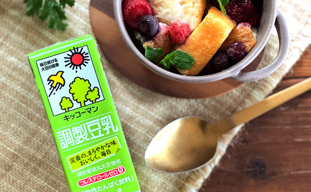キッコーマン 調製豆乳200ml 54本セット 200ml 3ケースセット 【3カ月連続】
