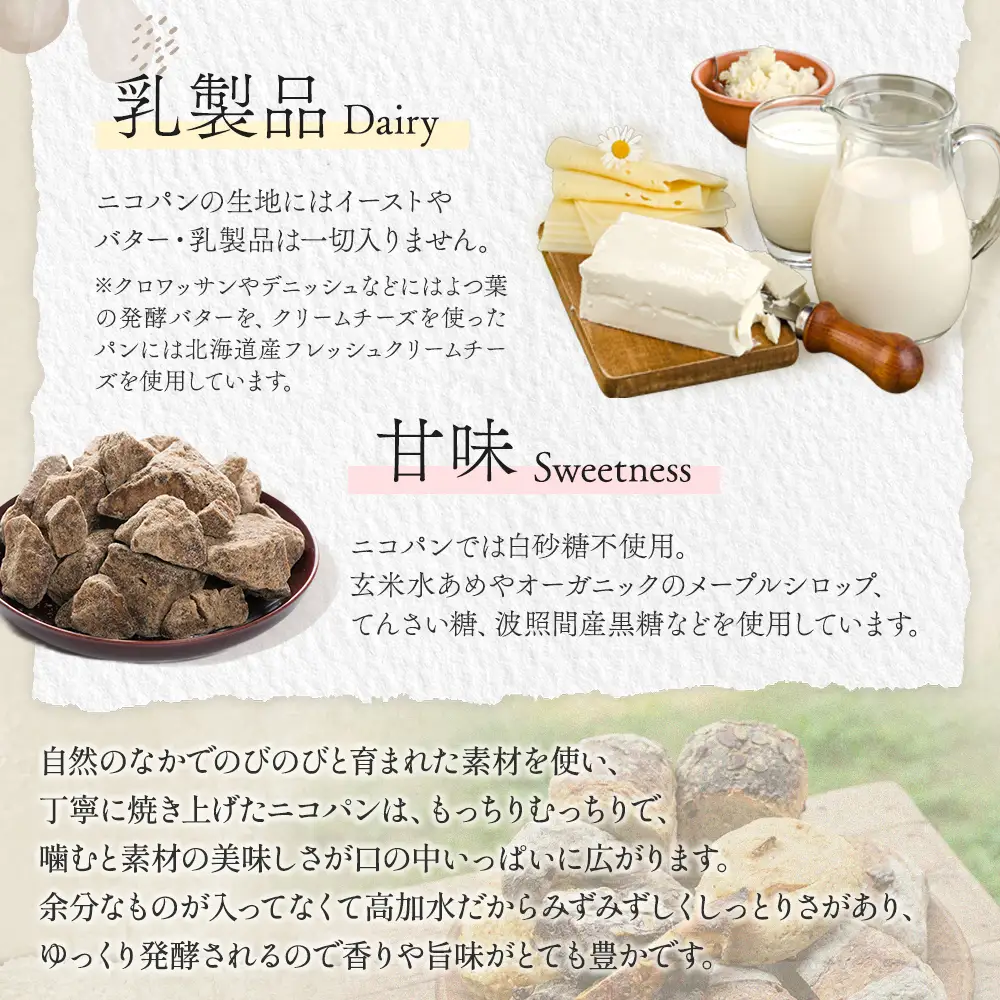 カラダヨロコブ天然酵母の二コパンセットA | パンパンパンパン