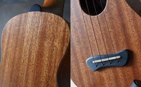 【Leaf Instruments】ウクレレ「照り葉」ソプラノ サイズ マホガニー | 楽器 弦楽器 音楽 ハードケース付き