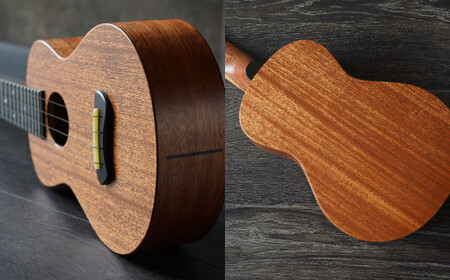 【Leaf Instruments】ウクレレ「照り葉」 コンサート サイズ マホガニー | 楽器 弦楽器 音楽 ウクレレコンサート ハードケース付き