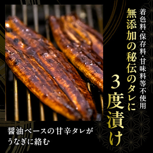 うなぎ 国産 上 長蒲焼き 3尾 420g以上 うなぎ