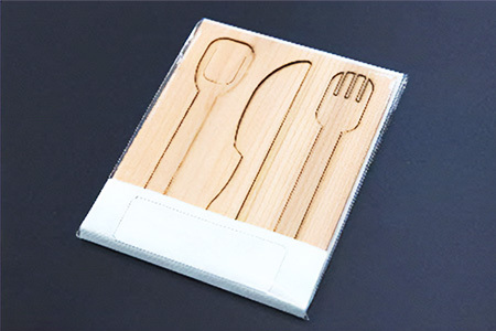木頭杉のカトラリーキット（3本セット）│徳島県 那賀町 国産 木頭杉 杉 杉 手作り キット 工作 自由研究 夏休み ギフト プレゼント オリジナル 制作 NW-28