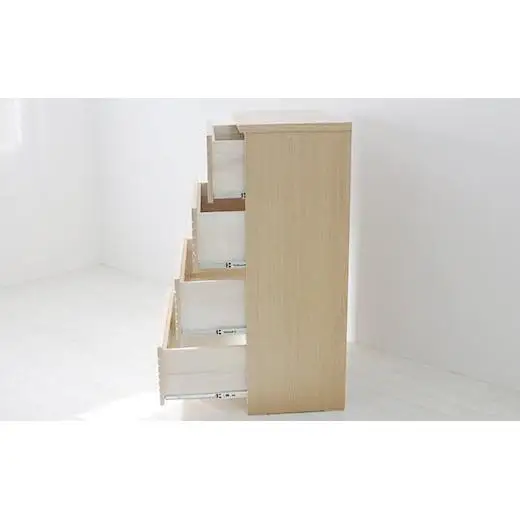 【開梱・設置】ラスティー 80cm ハイチェスト（ナチュラル）　AX031