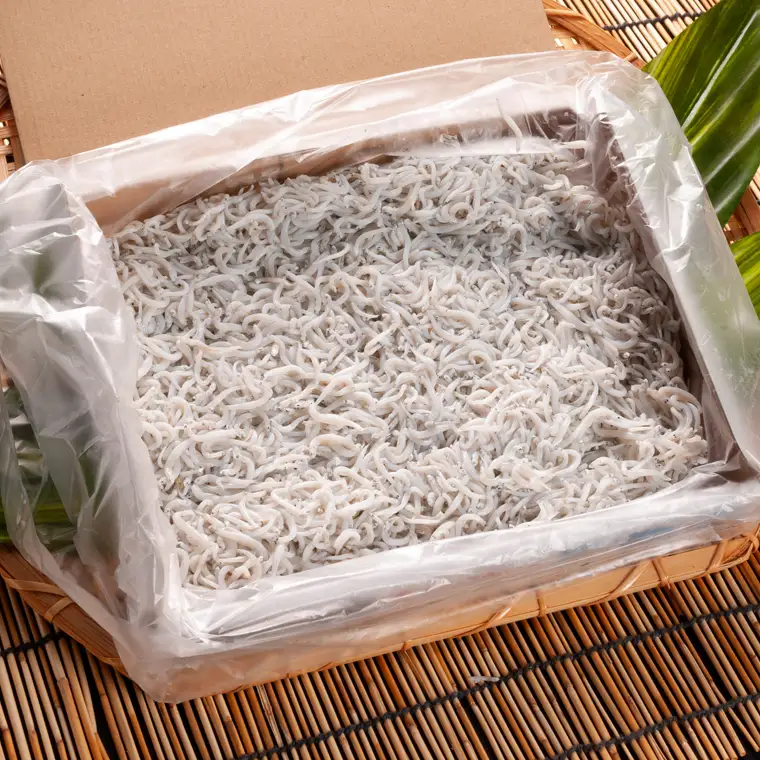 釜揚げしらすとしらす干し ２kgセット（500ｇ×4箱）セット_AG001
