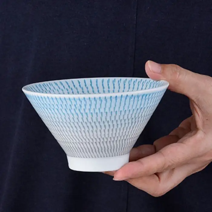 【波佐見焼】 富士碗 茶碗 2点セット 赤・水色 食器 皿 【一真陶苑】 [BB25] 波佐見焼 食器