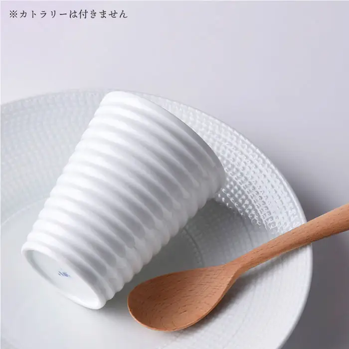 【波佐見焼】白磁手彫 おうちでランチ2 プレート カップ 食器 皿 【一真陶苑】 [BB36]  波佐見焼