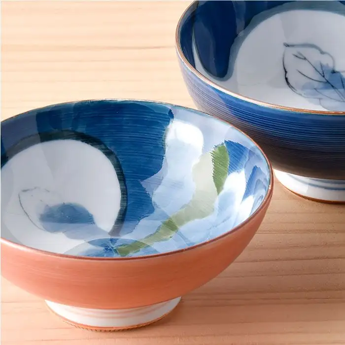 【波佐見焼】かぶ 夫婦 茶碗 縁起のいい柄シリーズ 食器 皿 【大新窯】 [DC26]  波佐見焼