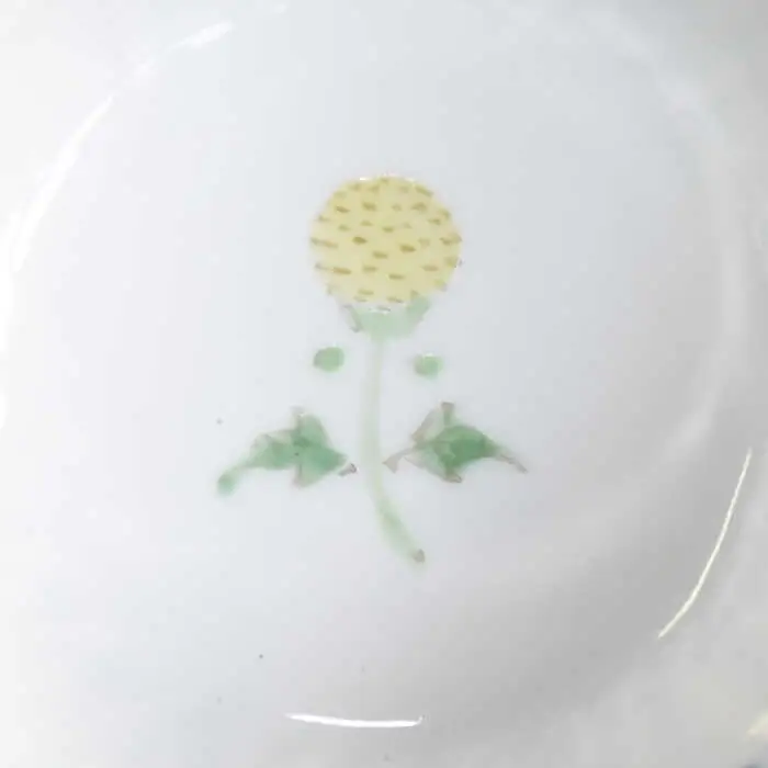【波佐見焼】十草一つ花線彫り 小鉢 5個セット 食器 皿 【藍水】 [GB11]  波佐見焼