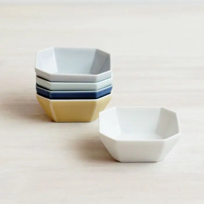【波佐見焼】八角シリーズ プレート M/L・小付け・ カップ 5色20点セット 小鉢 角皿 食器 皿 【和山】 [WB03]  波佐見焼