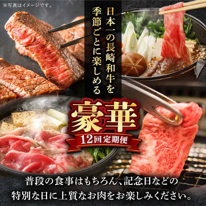 【全12回】【内閣総理大臣賞受賞！】長崎和牛 毎月お届けセット ( 希少部位アリ ) 1kg×12回 [YA21] 肉 牛肉 ロース サーロイン ステーキ サーロインステーキ レモンステーキ すき焼き しゃぶしゃぶ 焼肉 定期便
