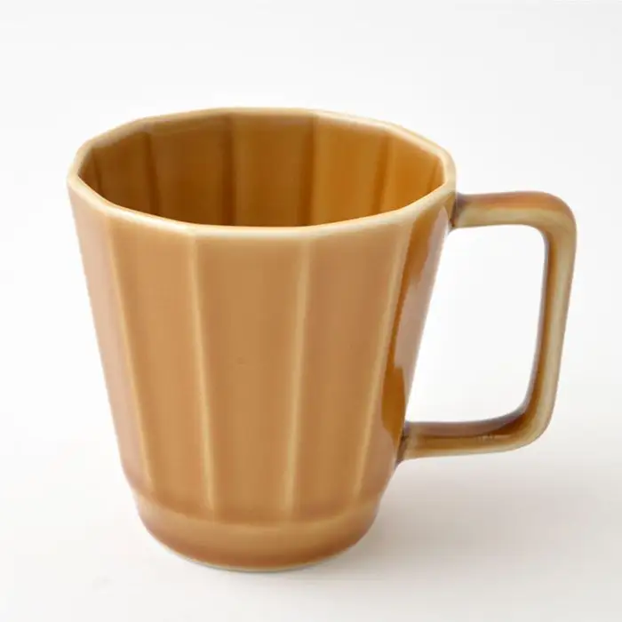 【波佐見焼】 オシャレな面取り マグカップ 5色セット 食器 皿 【福田陶器店】 [PA40]  波佐見焼