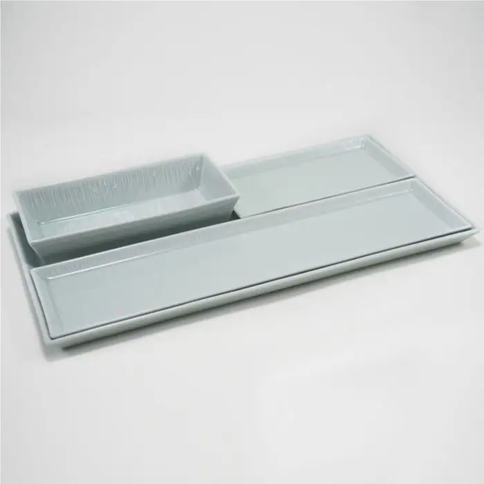 【波佐見焼】十草彫 プレート 4点セット 食器 皿 【永泉】 [MC05] 波佐見焼 食器