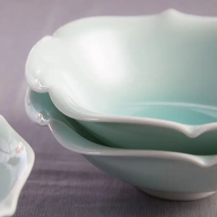 【波佐見焼】青磁 小鉢 揃 食器 皿 【西海陶器】 [OA105] 波佐見焼