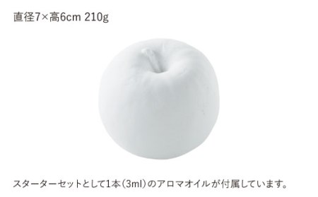 【波佐見焼】【essence】アロマ ストーン りんご セット 食器 皿 【西海陶器】 [OA115] 波佐見焼