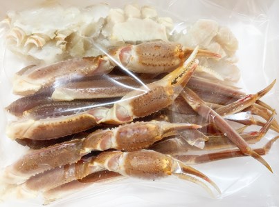 【ご家庭用】カット筋入　生ずわいがに　約1kg【uot602】