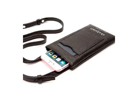 豊岡財布　トラベルモバイルポーチS（ブラック）