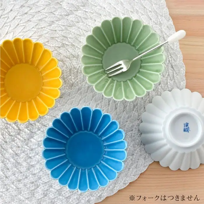 【波佐見焼】菊型 小鉢 セット（4色） 食器 皿 【洸琳窯】 [GE17] 波佐見焼 食器