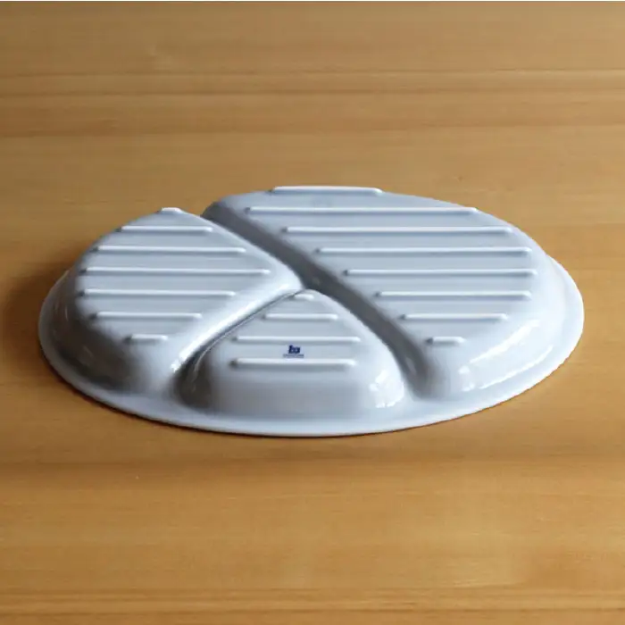 【白山陶器】【仕切り皿】Yトレイ(大) グレイ 2枚セット 食器 皿 【波佐見焼】 [TA99] 波佐見焼