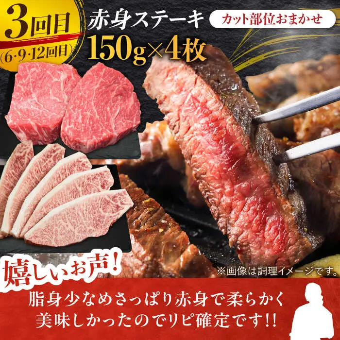 【全12回定期便】A4 A5 佐賀牛赤身 計12kg 黒毛和牛[FAY021]